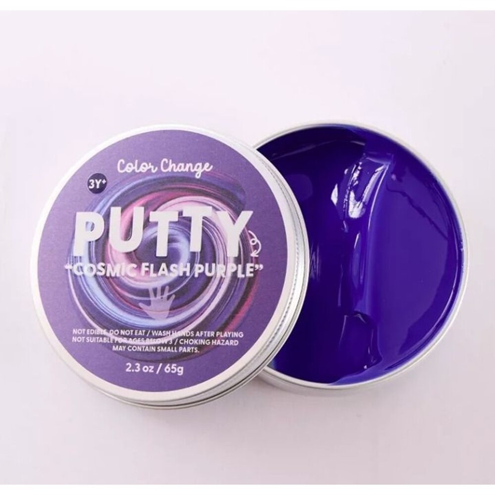 Set of TWO purple J'adore Color Change Putty